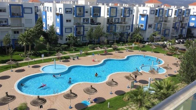 Superbe Appartement Au Centre De Cabo Negro En Residence Avec Piscines Et Tobogan Kültér fotó